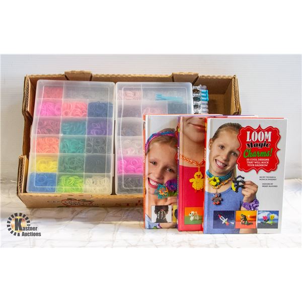 RAINBOW LOOM BRACELET MAKING WITH BOOKS