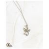 Image 1 : STERLING 925 ITALY ANGEL PENDANT 18" NECKLACE