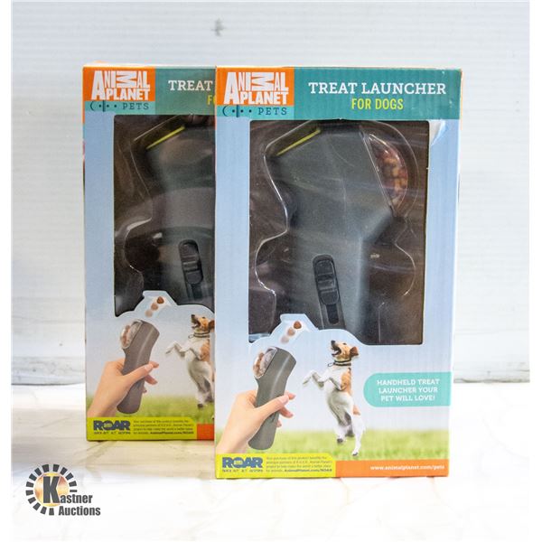 PAIR OF NEW IN BOX TREAT LAUNCHERS