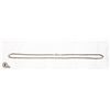 Image 1 : 18 INCH .925 STERLING SILVER 6.4 GRAMS CHAIN