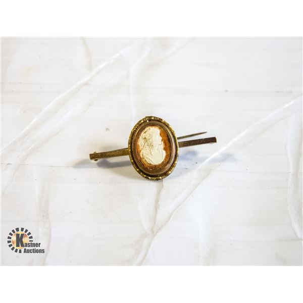 CAMEO PIN - MADE IN ENGLAND STAMPED