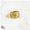 Image 1 : MENS VERSACE EMBLAM RING GOLD PLATED WITH