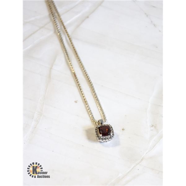 SILVER PLATED BOXCHAIN WITH