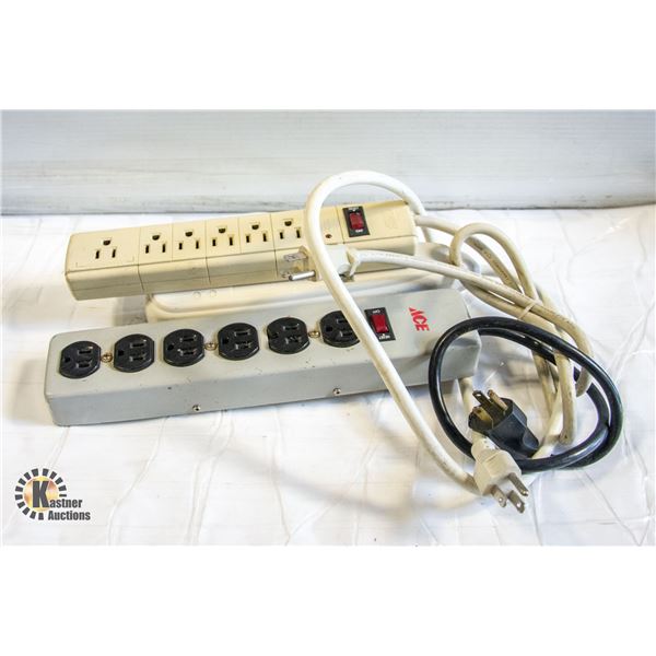 3 FLATE POWER BAR WITH 6 SIDELY OUTLETS