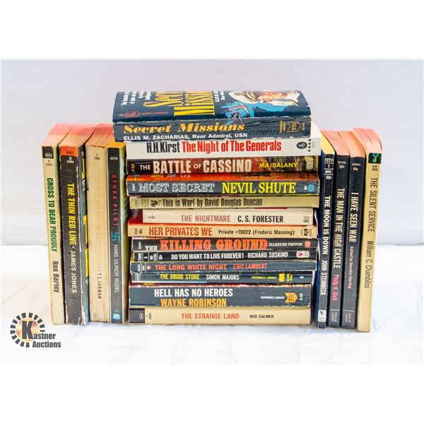 20 COLLECTIBLE WAR BOOKS