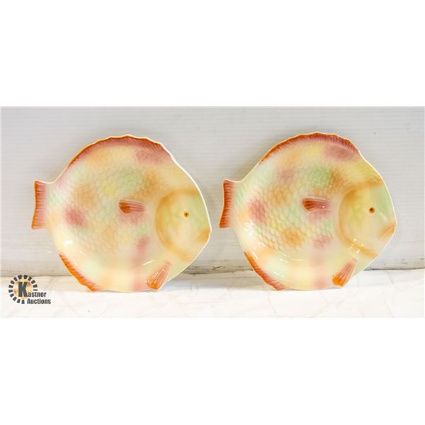 PAIR OF SHORTER & SONS STOKE ON TRENT FISH