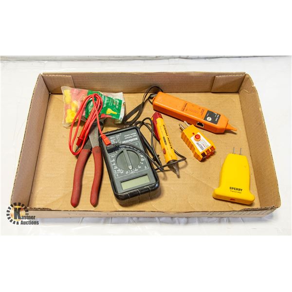 FLAT WITH ELETRICAL TESTING EQUIPMENT ETC