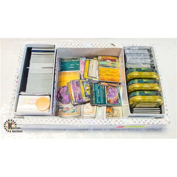 BOX OF POKEMON CARDS