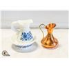 Image 1 : VTG. COPPER AND BRASS SMALL PITCHER
