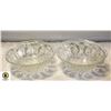 Image 1 : 2 VTG. CRYSTAL SERVING BOWLS