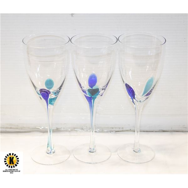 VTG. SET OF THREE CRYSTAL ROMANIA