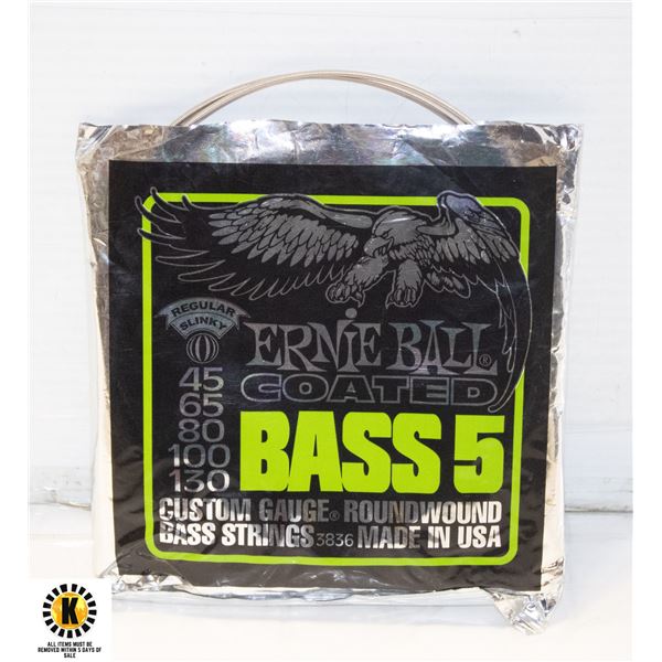 ERNIE BALL 5 STRING BASS STRINGS