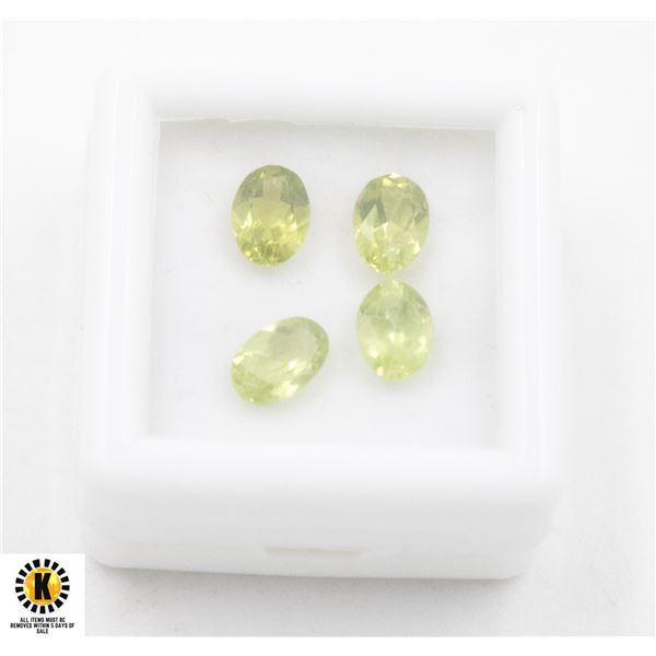 #348-UNHEATED GREEN PERIDOT GEMSTONE 3.55 CT