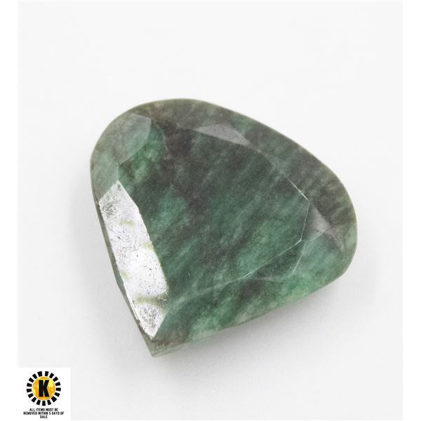 #44-GREEN EMERALD GEMSTONE 52.20 CT