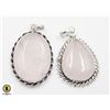 Image 1 : #388-NATURAL PINK ROSE QUARTZ  PENDANT