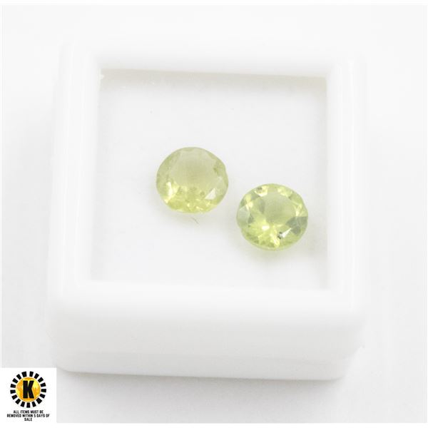 #344-UNHEATED GREEN PERIDOT GEMSTONE 2.75 CT