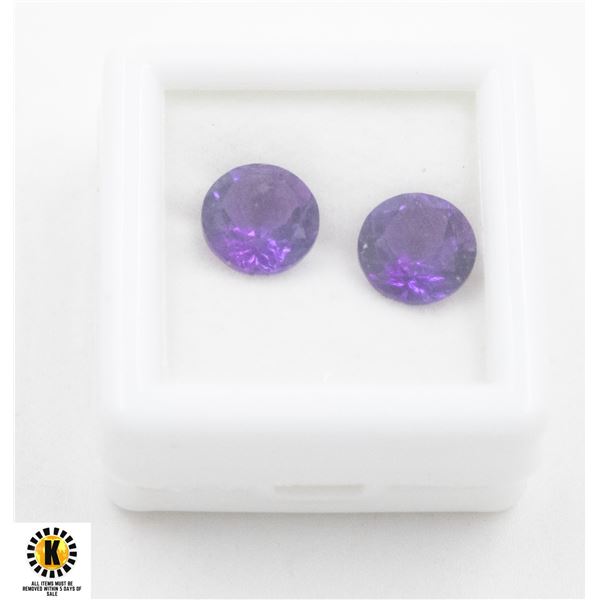 #356-UNHEATED PURPLE AMETHYST GEMSTONE 3.85 CT