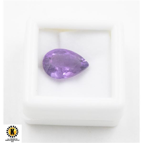 #365-UNHEATED PURPLE AMETHYST GEMSTONE 5.00CT