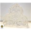 Image 1 : 24% LEAD CRYSTAL SERVING DISH HEART