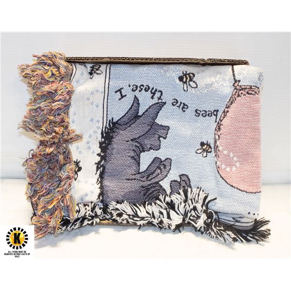 47 X 35 WINNIE THE POOH VINTAGE TAPESTRY