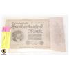 Image 1 : 193)1923 WEIMAR GERMANY REICHSBANKNOTE