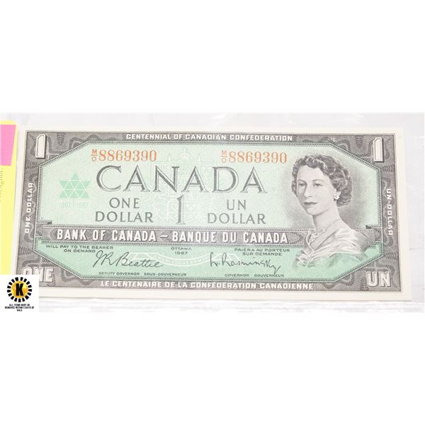 198)3 1967 CANADA CENTENNIAL DOLLAR BILLS