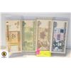 Image 1 : 153)CUBAN 20,10,5 AND 1 PESO BILLS