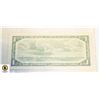 Image 2 : 118)1954 CANADA ONE DOLLAR BILL BOUEY/