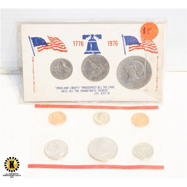 42)1984 AND 1976 AMERICAN COIN SETS
