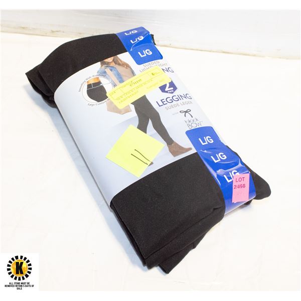 NEW 2 PACK LARGE BLACK LIGHTWEIGHT