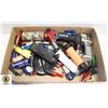 Image 1 : FLAT OF VARIOUS SIZES OF LIGHTER TORCHES AND OTHER
