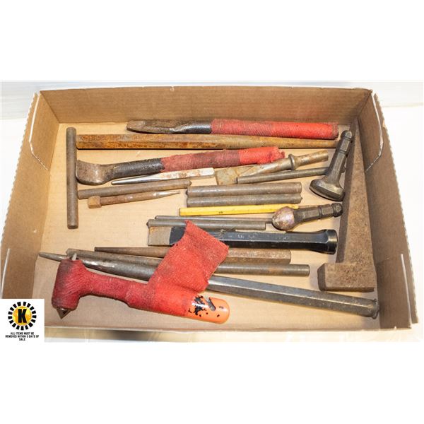 FLAT WITH VARIOUS PUNCHES AND STEEL TRANSFER