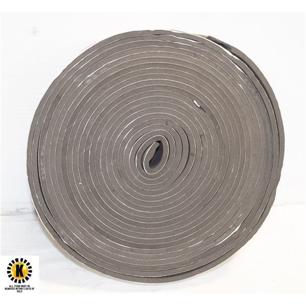 LARGE 2 INCH X 3/8 ROLL OF WEATHER STRIPPING