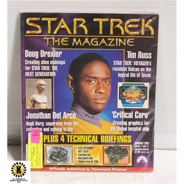STAR TREK "THE MAGAZINE"- JANUARY 2001