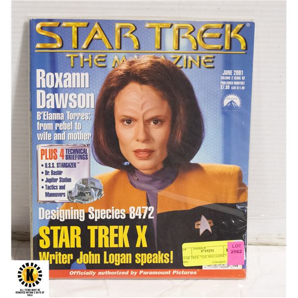 STAR TREK "THE MAGAZINE"- JUNE 2001