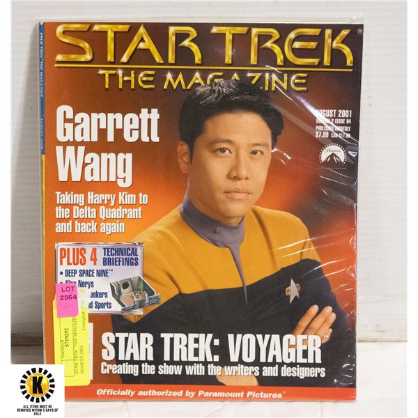 STAR TREK "THE MAGAZINE"- AUGUST 2001