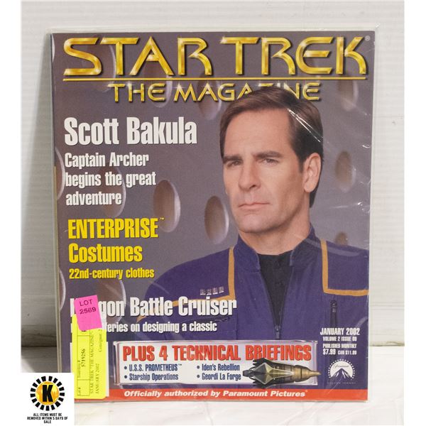 STAR TREK "THE MAGAZINE"- JANUARY 2002
