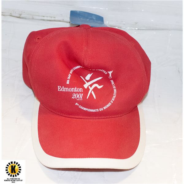2001 ADIDAS WORLD ATHLETIC CHAMPIONSHIPS HAT- NEW