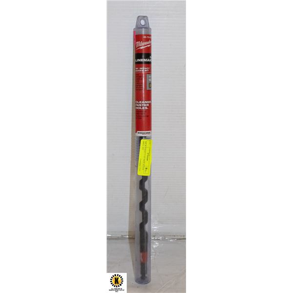 MILWAUKEE 11/16? INCH AUGER DRILL BIT