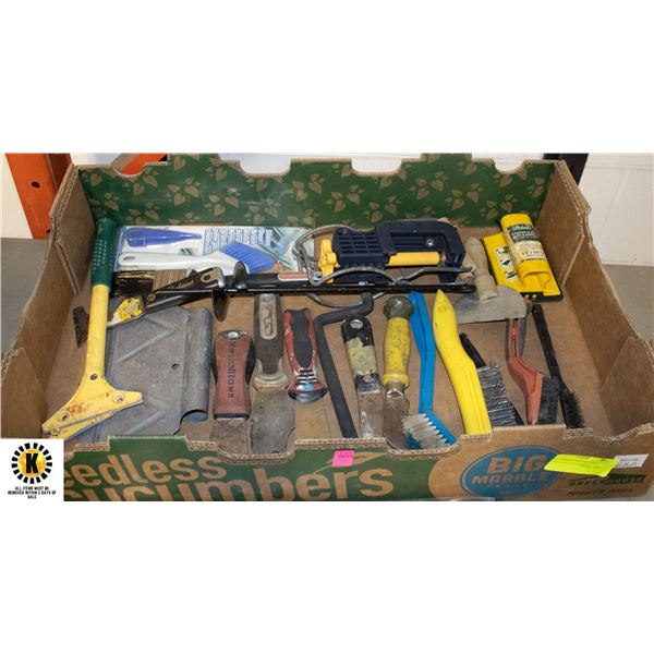 PKG OF PAINT AND DRYWALL TOOLS AND ACCESSORIES