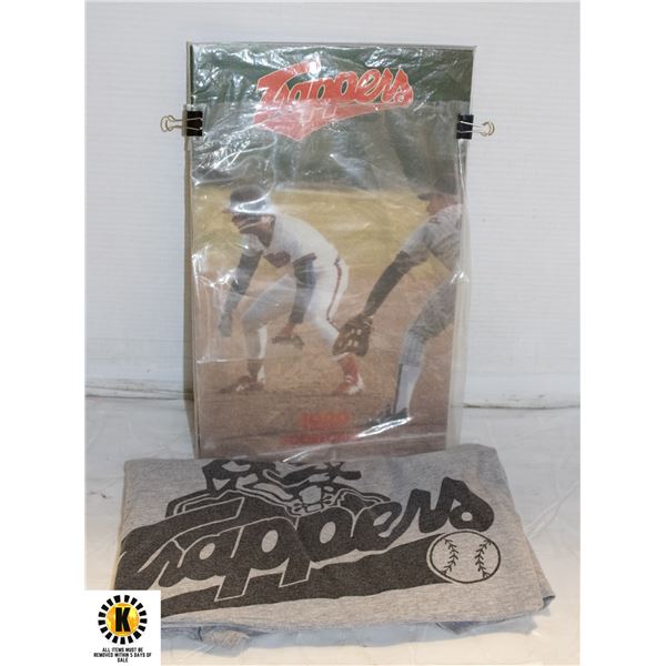 TWO 1989 TRAPPERS PROGRAMS W/2XL T-SHIRT