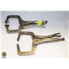 Image 1 : 2 LARGE VICE-GRIP LOCKING C - CLAMPS