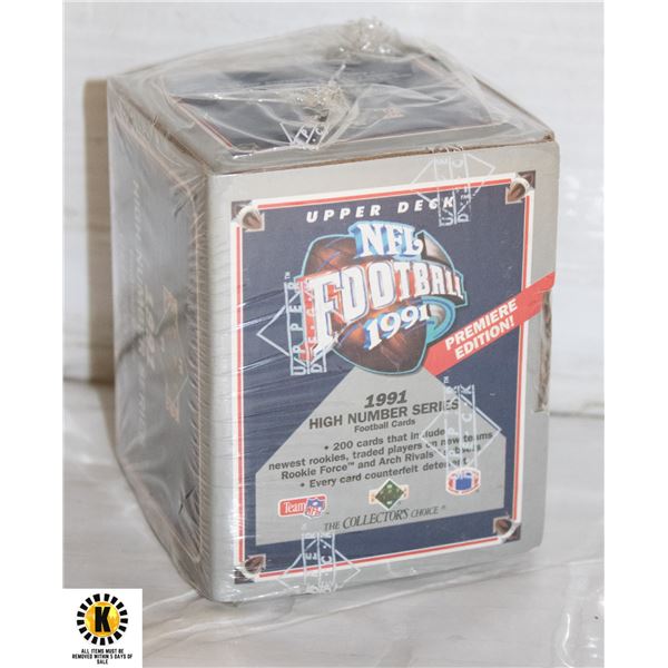 UPPER DECK 1991 FOOTBALL HIGH SERIES SEALED SET