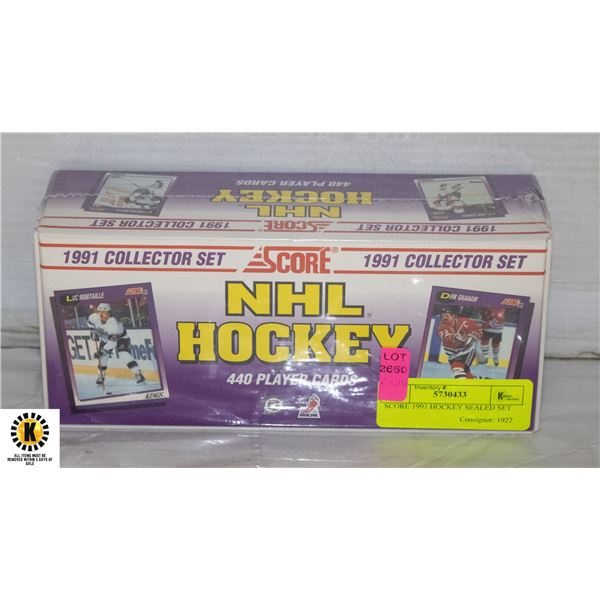 SCORE 1991 HOCKEY SEALED SET