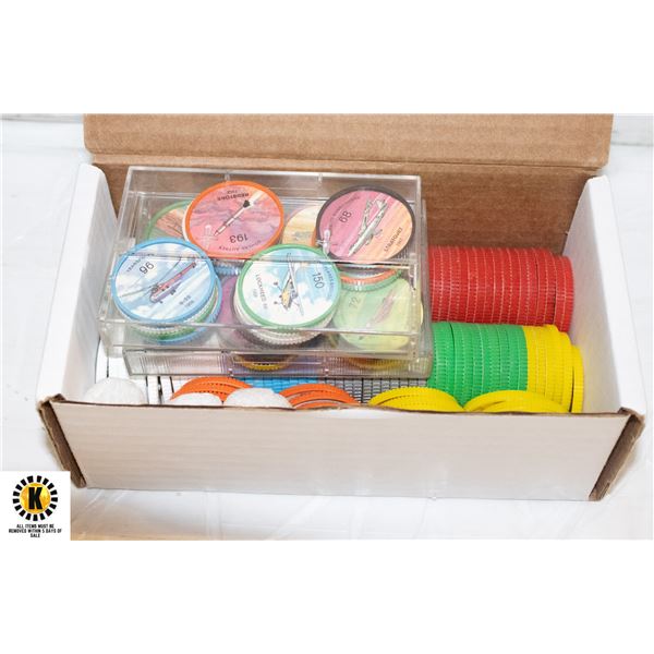 JELLO-HOSTESS AIRPLANE COINS