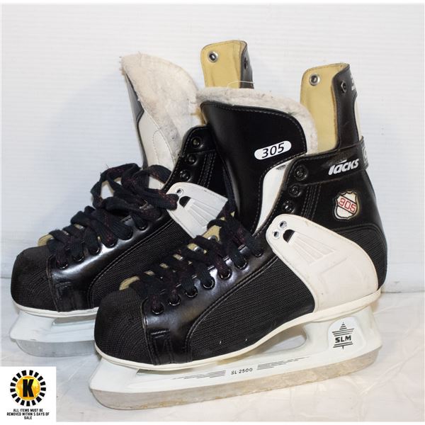 BOX WITH PAIR OF CCM TACKS 305 MEN'S HOCKEY