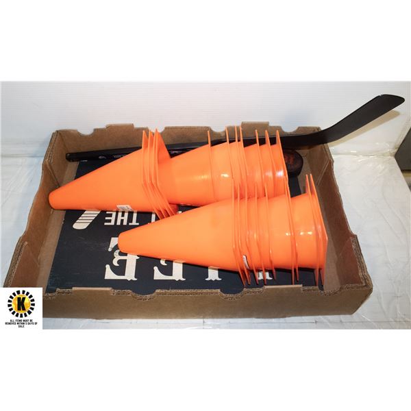 FLAT WITH 20 ORANGE HOCKEY/SPORTS ORANGE