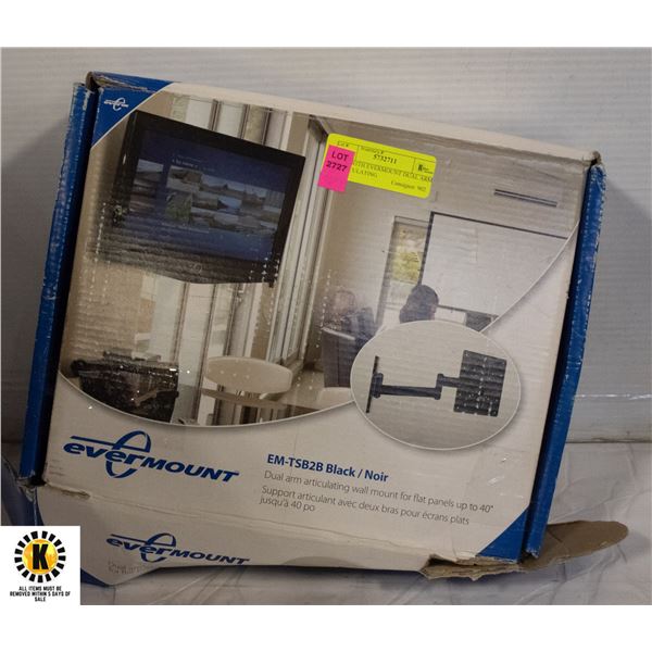 BOX WITH EVERMOUNT DUAL ARM ARTICULATING