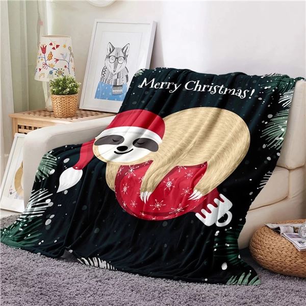 SUPER KING SIZE 180CMX200CM X'MAS THEMED BLANKET