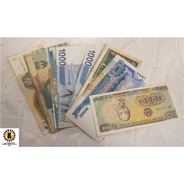 173)15 VARIOUS BILLS IN TOTAL FROM ASIA